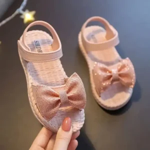 Sparkle Bow Princess Sandals
