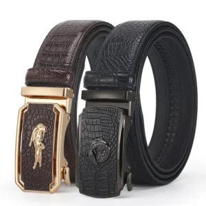 Royal Croc Leather Belt